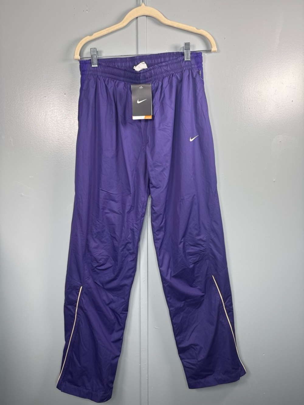 Nike Purple Women's Track Pants with Reflective Trim